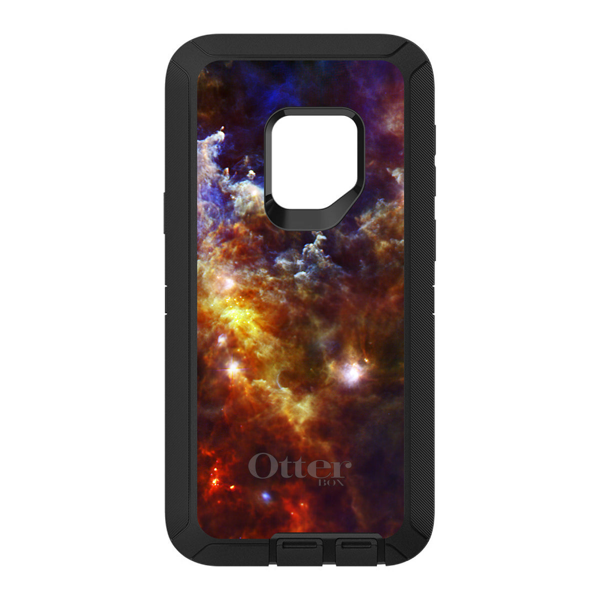 Red Yellow Blue Rosette Nebula OtterBox Defender Case for iPhone & Galaxy, view 11