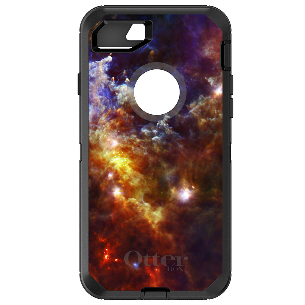 Red Yellow Blue Rosette Nebula OtterBox Defender Case for iPhone & Galaxy
