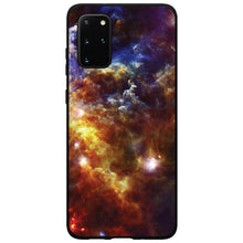 DistinctInk® Hard Plastic Snap-On Case for Apple iPhone or Samsung Galaxy - Red Yellow Blue Rosette Nebula