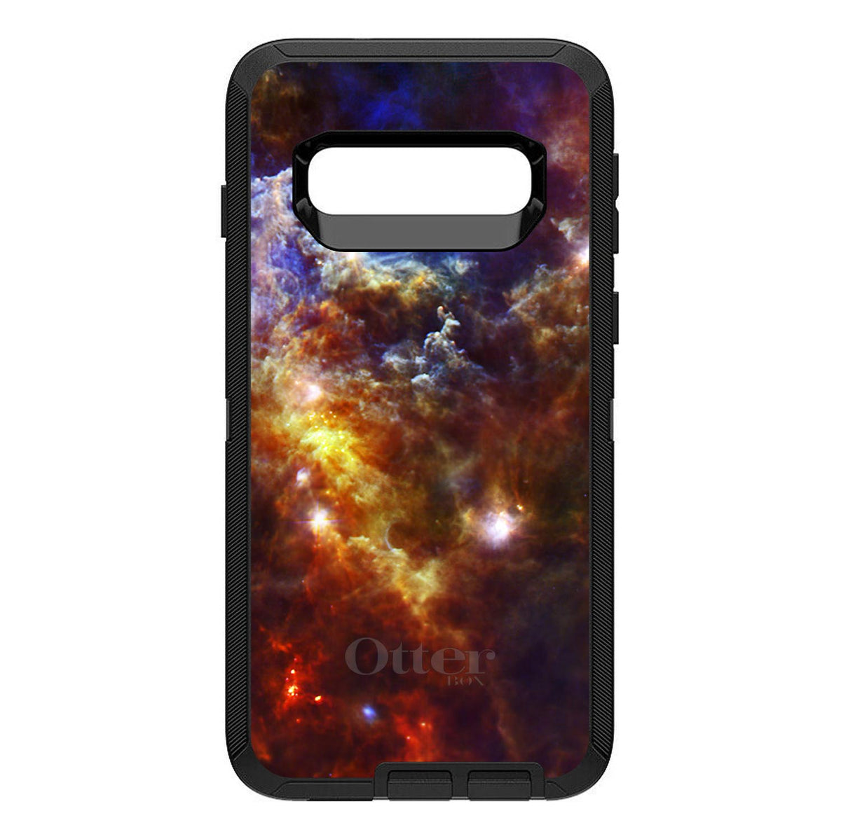 Red Yellow Blue Rosette Nebula OtterBox Defender Case for iPhone & Galaxy, view 9