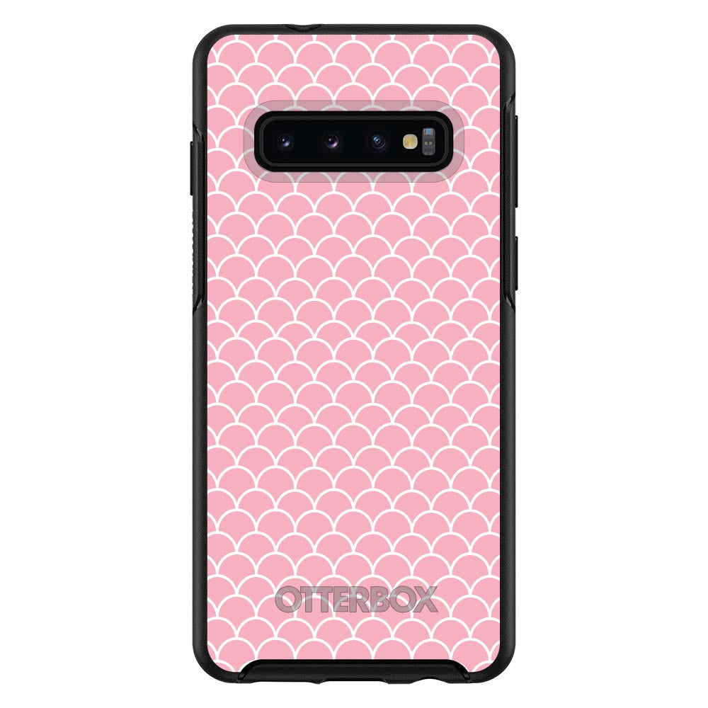 Light Pink Scalloped Pattern OtterBox Symmetry Case for iPhone & Galaxy, view 6