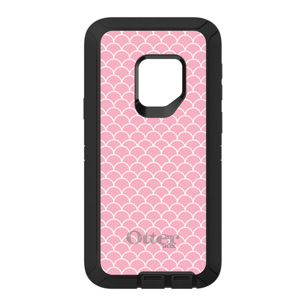 Light Pink Scalloped Pattern OtterBox Defender Case for iPhone & Galaxy, view 11