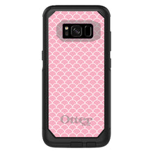 DistinctInk™ OtterBox Commuter Series Case for Apple iPhone or Samsung Galaxy - Light Pink Scalloped Pattern