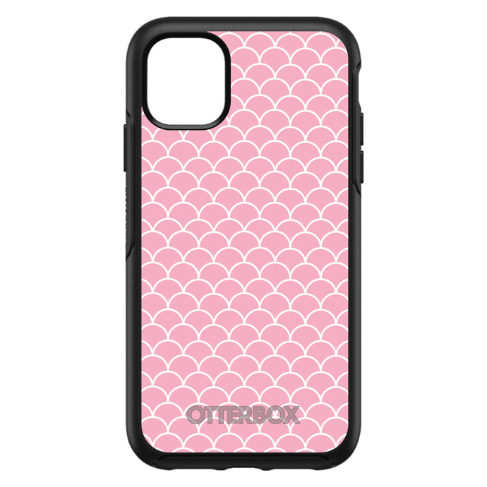 DistinctInk™ OtterBox Symmetry Series Case for Apple iPhone / Samsung Galaxy / Google Pixel - Light Pink Scalloped Pattern