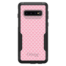 DistinctInk™ OtterBox Commuter Series Case for Apple iPhone or Samsung Galaxy - Light Pink Scalloped Pattern