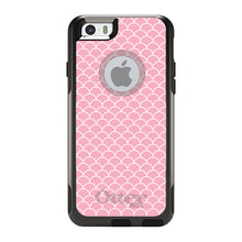 DistinctInk™ OtterBox Commuter Series Case for Apple iPhone or Samsung Galaxy - Light Pink Scalloped Pattern