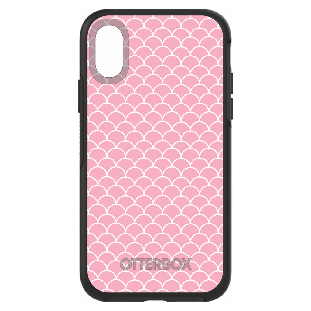 Light Pink Scalloped Pattern OtterBox Symmetry Case for iPhone & Galaxy, view 4