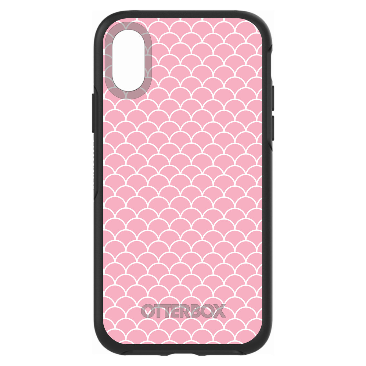 Light Pink Scalloped Pattern OtterBox Symmetry Case for iPhone & Galaxy, view 4