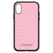 DistinctInk™ OtterBox Symmetry Series Case for Apple iPhone / Samsung Galaxy / Google Pixel - Light Pink Scalloped Pattern
