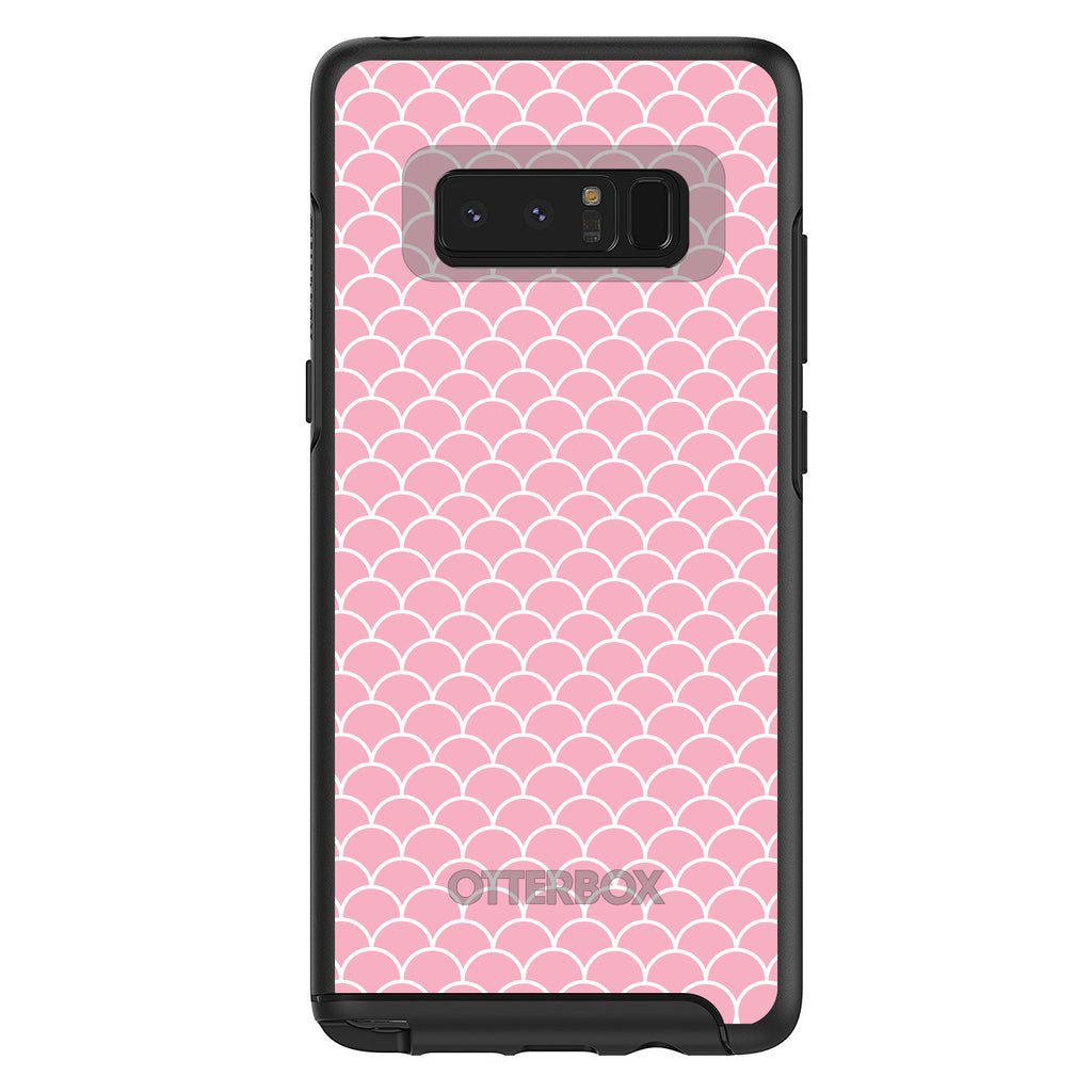Light Pink Scalloped Pattern OtterBox Symmetry Case for iPhone & Galaxy, view 14
