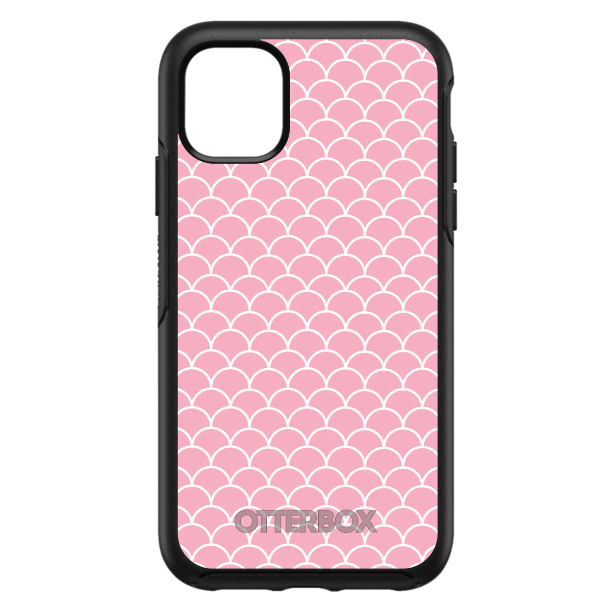 Light Pink Scalloped Pattern OtterBox Symmetry Case for iPhone & Galaxy, view 3