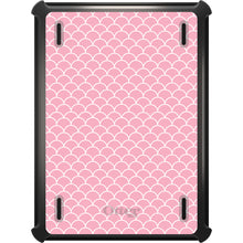 DistinctInk™ OtterBox Defender Series Case for Apple iPad / iPad Pro / iPad Air / iPad Mini - Light Pink Scalloped Pattern