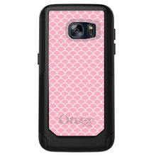 DistinctInk™ OtterBox Commuter Series Case for Apple iPhone or Samsung Galaxy - Light Pink Scalloped Pattern