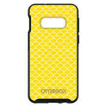 DistinctInk™ OtterBox Symmetry Series Case for Apple iPhone / Samsung Galaxy / Google Pixel - Yellow White Scalloped Pattern