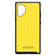 DistinctInk™ OtterBox Symmetry Series Case for Apple iPhone / Samsung Galaxy / Google Pixel - Yellow White Scalloped Pattern