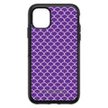 Purple White Scalloped Pattern OtterBox Symmetry Case for iPhone & Galaxy