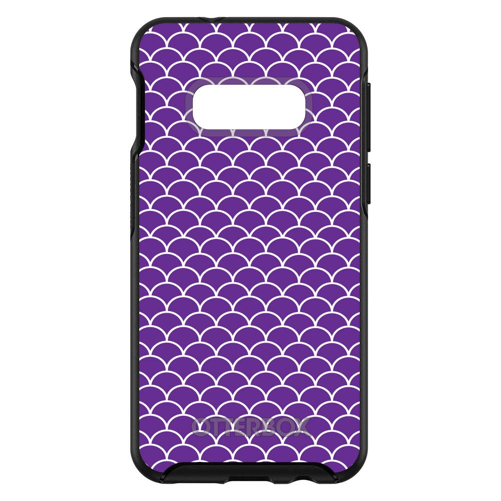 Purple White Scalloped Pattern OtterBox Symmetry Case for iPhone & Galaxy, view 7