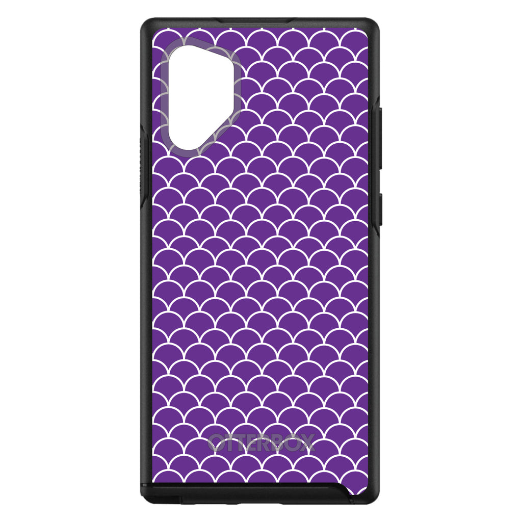 Purple White Scalloped Pattern OtterBox Symmetry Case for iPhone & Galaxy, view 12