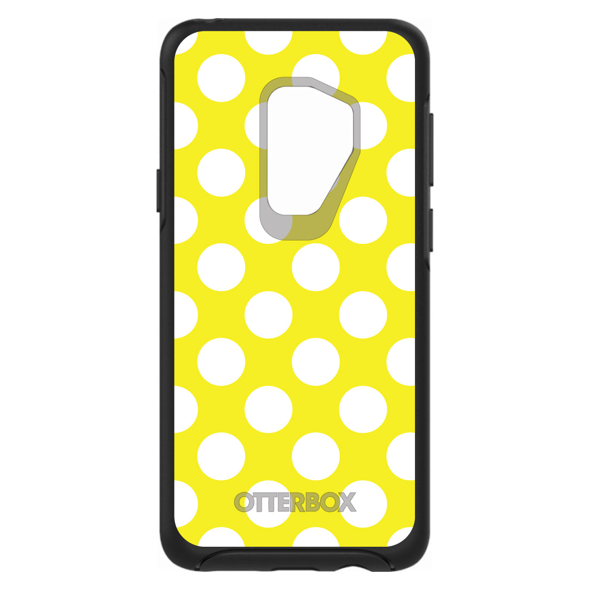 White & Yellow Polka Dots OtterBox Symmetry Case for iPhone & Galaxy, view 9