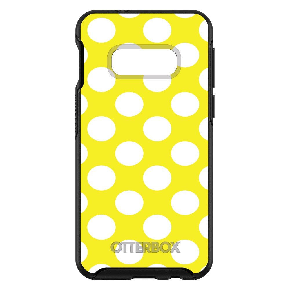 White & Yellow Polka Dots OtterBox Symmetry Case for iPhone & Galaxy, view 7