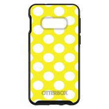 DistinctInk™ OtterBox Symmetry Series Case for Apple iPhone / Samsung Galaxy / Google Pixel - White & Yellow Polka Dots