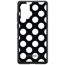 DistinctInk™ OtterBox Symmetry Series Case for Apple iPhone / Samsung Galaxy / Google Pixel - White & Black Polka Dots