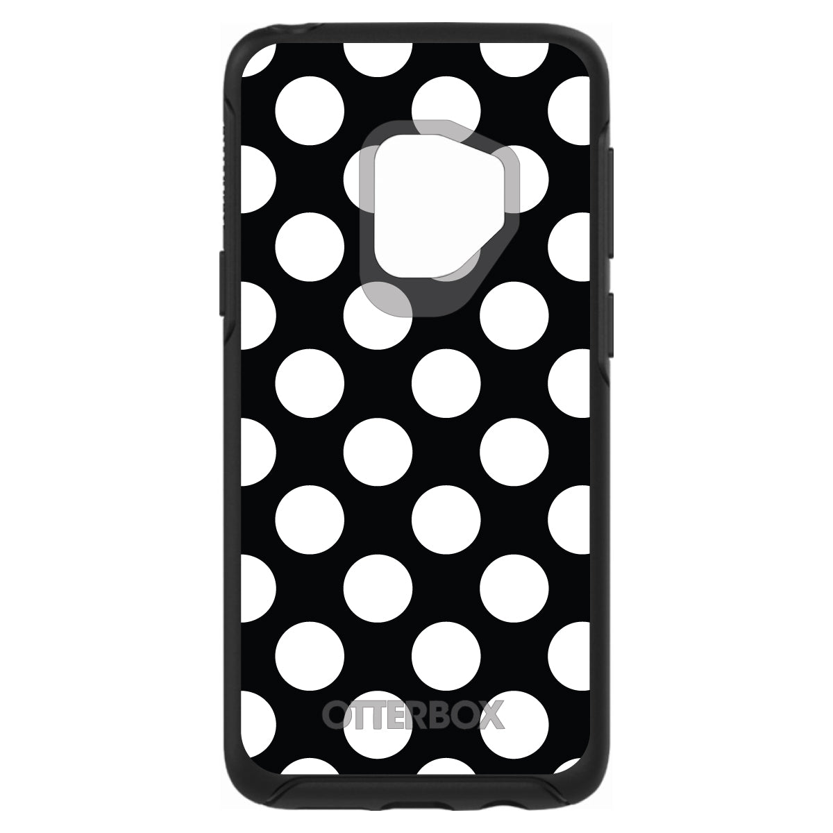 White & Black Polka Dots OtterBox Symmetry Case for iPhone & Galaxy, view 8