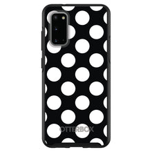 DistinctInk™ OtterBox Symmetry Series Case for Apple iPhone / Samsung Galaxy / Google Pixel - White & Black Polka Dots