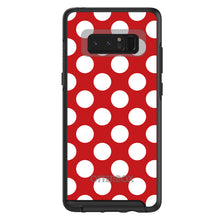 DistinctInk™ OtterBox Symmetry Series Case for Apple iPhone / Samsung Galaxy / Google Pixel - White & Red Polka Dots