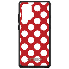 DistinctInk™ OtterBox Symmetry Series Case for Apple iPhone / Samsung Galaxy / Google Pixel - White & Red Polka Dots