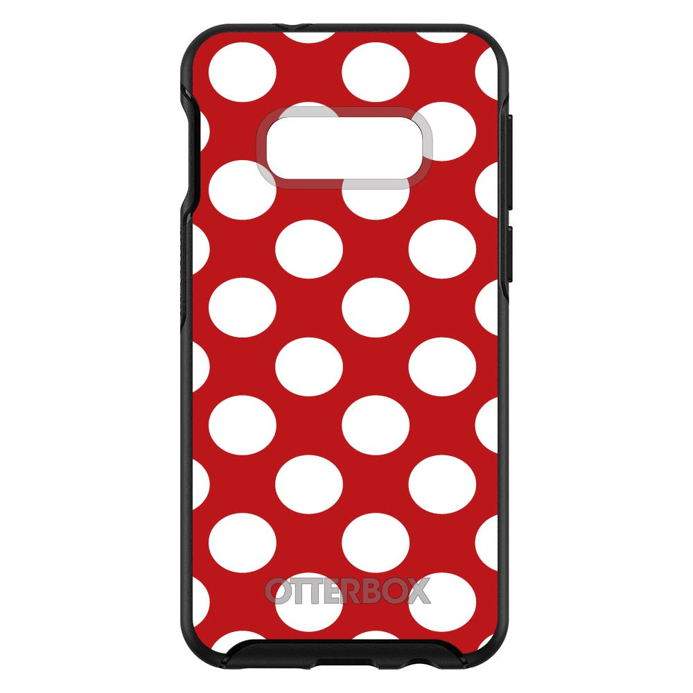 White & Red Polka Dots OtterBox Symmetry Case for iPhone & Galaxy, view 7