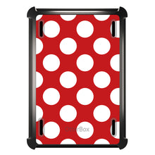DistinctInk™ OtterBox Defender Series Case for Apple iPad / iPad Pro / iPad Air / iPad Mini - White & Red Polka Dots