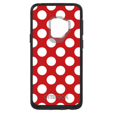 DistinctInk™ OtterBox Symmetry Series Case for Apple iPhone / Samsung Galaxy / Google Pixel - White & Red Polka Dots