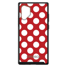DistinctInk™ OtterBox Symmetry Series Case for Apple iPhone / Samsung Galaxy / Google Pixel - White & Red Polka Dots