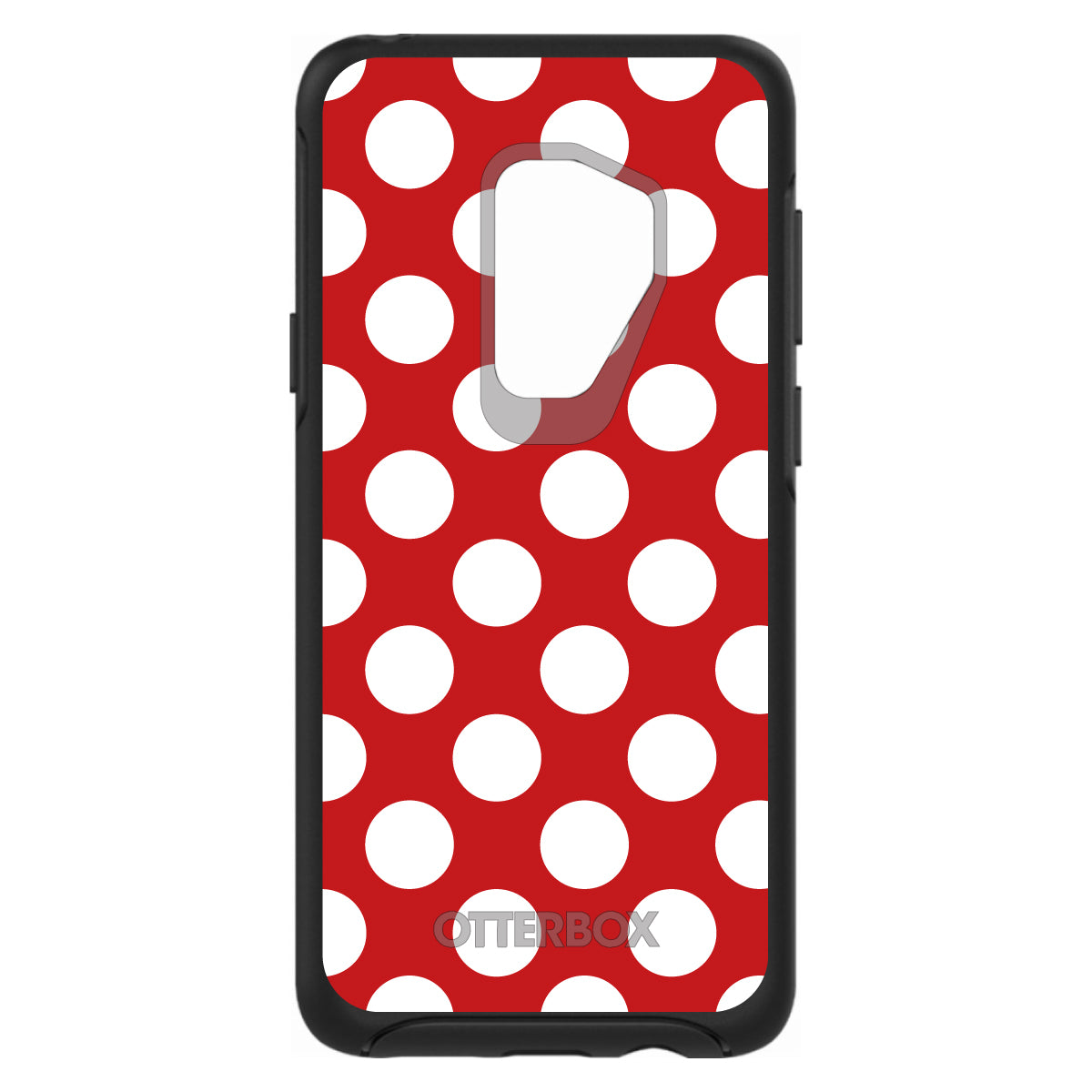 White & Red Polka Dots OtterBox Symmetry Case for iPhone & Galaxy, view 9