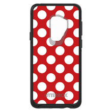 DistinctInk™ OtterBox Symmetry Series Case for Apple iPhone / Samsung Galaxy / Google Pixel - White & Red Polka Dots