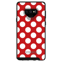 DistinctInk™ OtterBox Symmetry Series Case for Apple iPhone / Samsung Galaxy / Google Pixel - White & Red Polka Dots