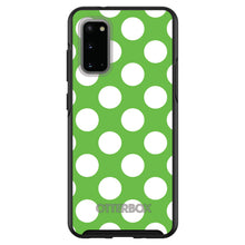 DistinctInk™ OtterBox Symmetry Series Case for Apple iPhone / Samsung Galaxy / Google Pixel - White & Green Polka Dots