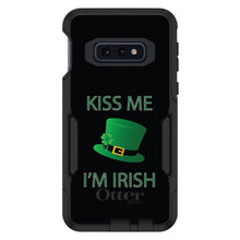 DistinctInk™ OtterBox Commuter Series Case for Apple iPhone or Samsung Galaxy - Black Green Kiss Me Im Irish