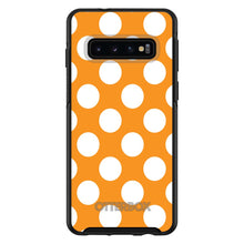 DistinctInk™ OtterBox Symmetry Series Case for Apple iPhone / Samsung Galaxy / Google Pixel - White & Orange Polka Dots
