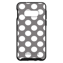 DistinctInk™ OtterBox Symmetry Series Case for Apple iPhone / Samsung Galaxy / Google Pixel - White & Grey Polka Dots