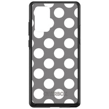 DistinctInk™ OtterBox Symmetry Series Case for Apple iPhone / Samsung Galaxy / Google Pixel - White & Grey Polka Dots