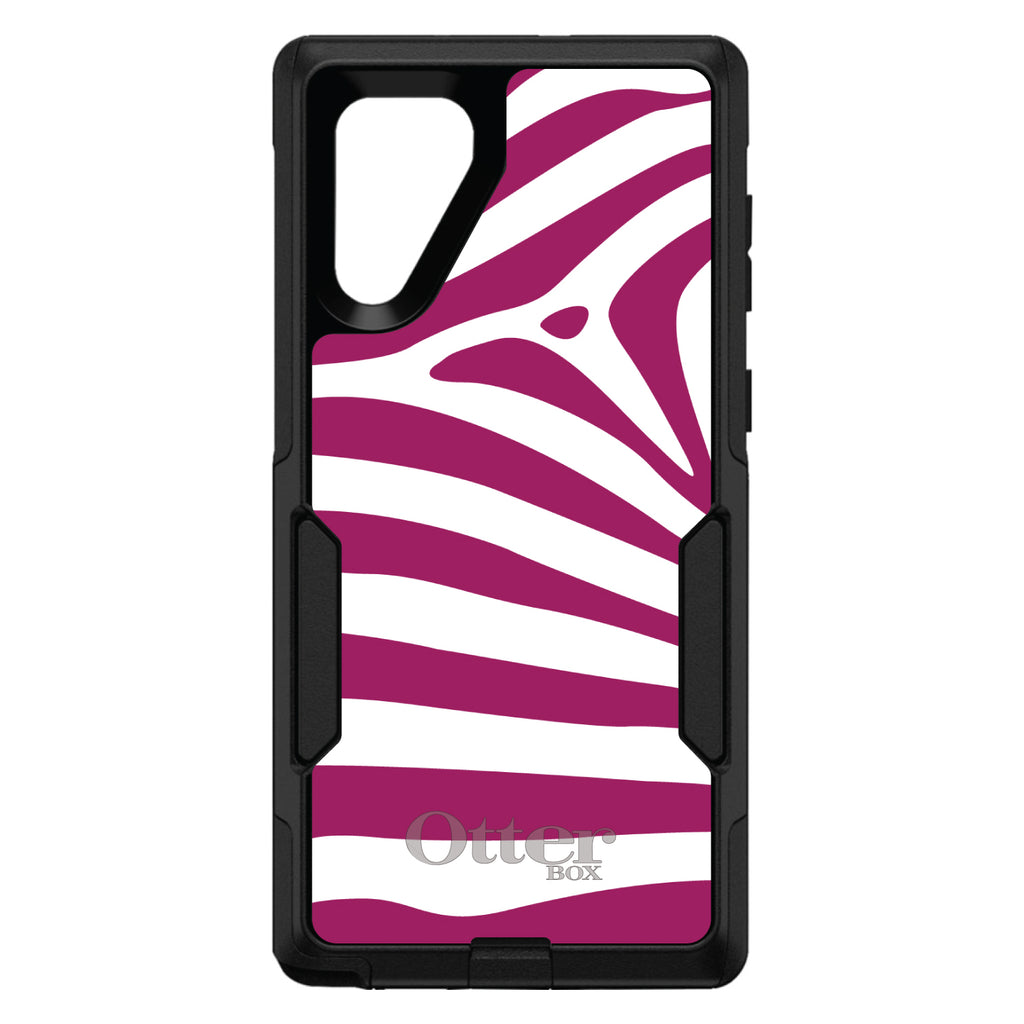 Fuchsia & White Zebra Skin Stripes OtterBox Commuter Case for iPhone & Galaxy, view 13