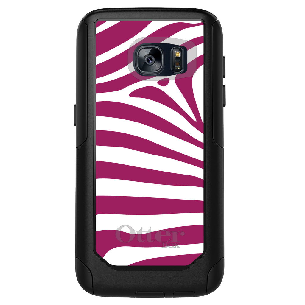 Fuchsia & White Zebra Skin Stripes OtterBox Commuter Case for iPhone & Galaxy, view 11
