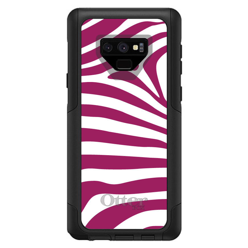 Fuchsia & White Zebra Skin Stripes OtterBox Commuter Case for iPhone & Galaxy, view 15