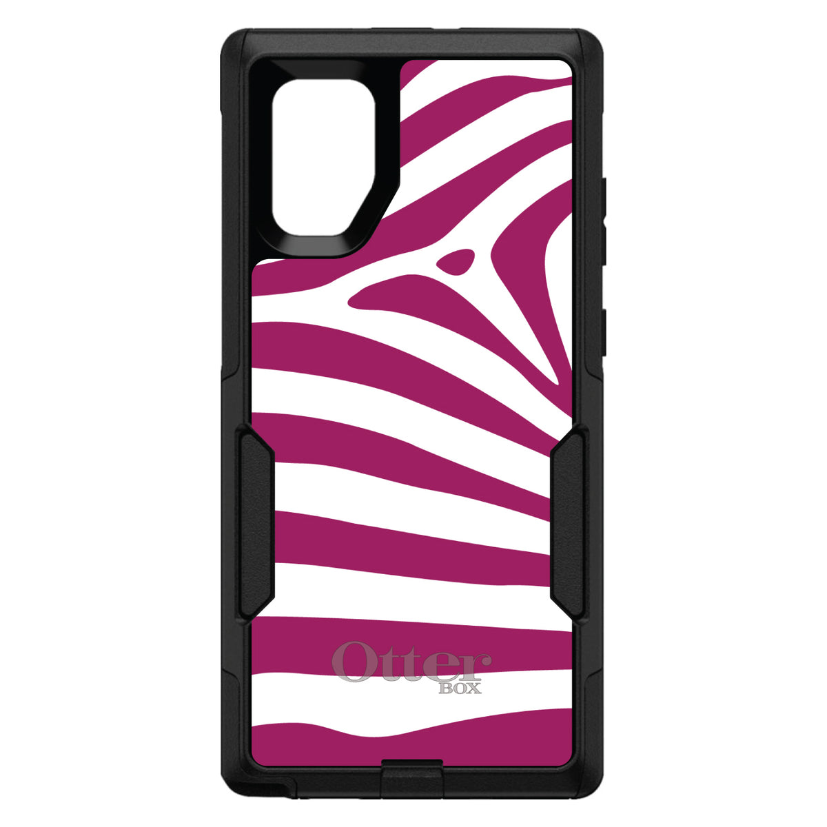 Fuchsia & White Zebra Skin Stripes OtterBox Commuter Case for iPhone & Galaxy, view 14