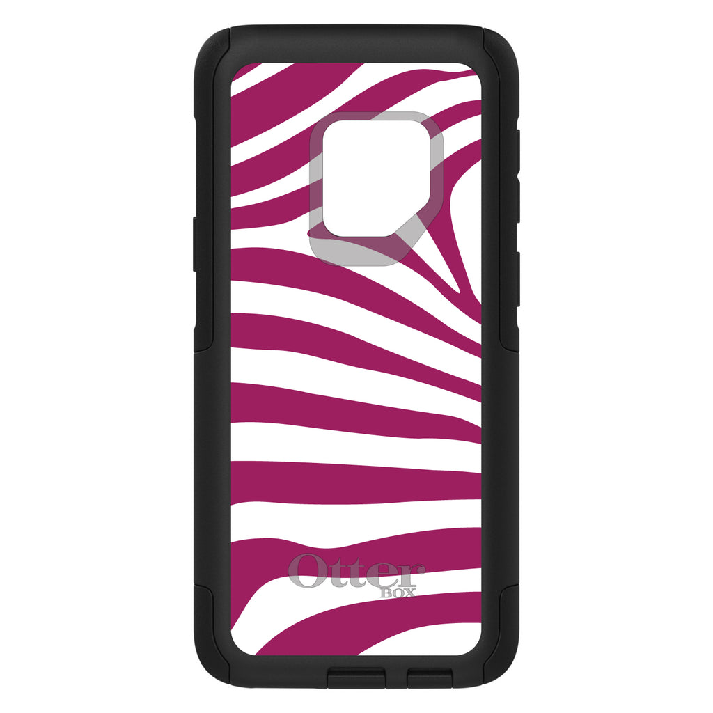 Fuchsia & White Zebra Skin Stripes OtterBox Commuter Case for iPhone & Galaxy, view 9
