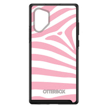 DistinctInk™ OtterBox Symmetry Series Case for Apple iPhone / Samsung Galaxy / Google Pixel - Pink & White Zebra Skin Stripes