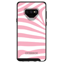 DistinctInk™ OtterBox Symmetry Series Case for Apple iPhone / Samsung Galaxy / Google Pixel - Pink & White Zebra Skin Stripes