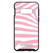 DistinctInk™ OtterBox Symmetry Series Case for Apple iPhone / Samsung Galaxy / Google Pixel - Pink & White Zebra Skin Stripes